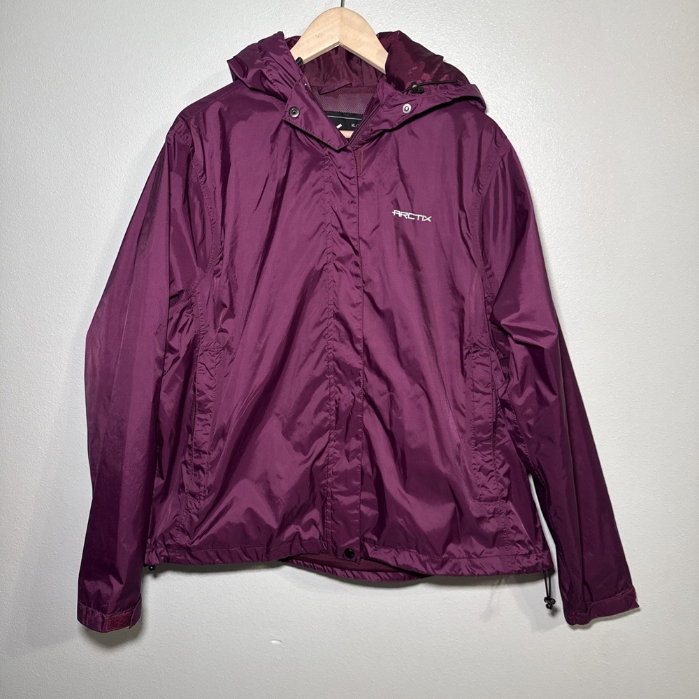 Arctix 3K Waterproof Windbreaker Jacket Full Zip Women's Size XL Purple